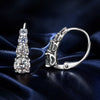 S925 Sterling Silver 0.50 Carat Moissanite Earrings for Women