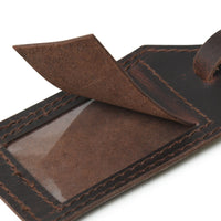 Leather Luggage Tag Set