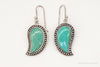 Designer SX Turquoise Sterling Silver Earrings