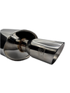 SPDZ1 World Spec 2.5 Inch Muffler Oval 2.5" Inlet 3.5" Outlet