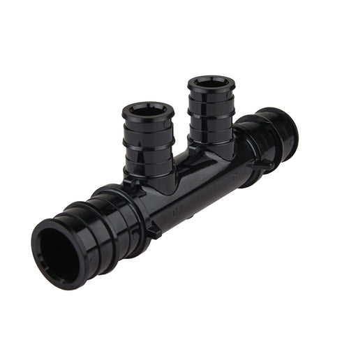 PEX A Expansion 3/4" x 1/2" Open Manifold (2 port)