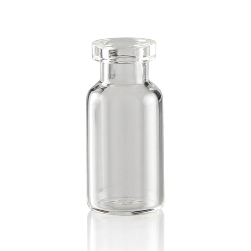 MEDISCA 2 mL Clear Type I Borosilicate Glass Serum Vials, 13 mm Crimp Finish (Case of 608)