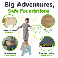 2-Step Stool for Kids Ocodile.com