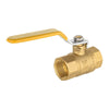 1" FNPT Ball Valve, Yellow (Lead Free)