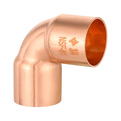 Pro 25 Pack 3/4" 90° Short Radius Copper Elbow
