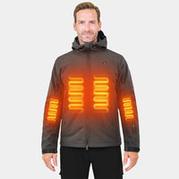 ANTARCTICA GEAR Heated Jacket for Men and Women, Winter Coat Soft Shell Heating Hood Jacket