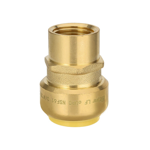 3/4" x 1/2" F Push Fit Female Adapter