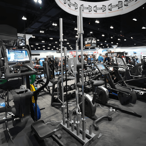 Vertical Olympic Bar Rack - 10 Bar - Muscle D Fitness -  Sturdy Vertical Olympic Bar Holder