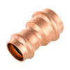 1" x 3/4" Copper Press x Press Coupling NO Stop (Lead Free) Plumbingsell