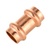 30 Pcs 1/2" Press Copper Coupling w/Stop (Lead Free)
