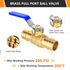 10 Pcs 1" PEX Expansion Ball Valve, Blue (Lead Free) Plumbingsell