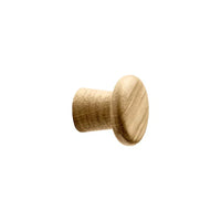 Clear Lacquered Oak "Classis" Cabinet Knob and Drawer Pull Euro • Knobs