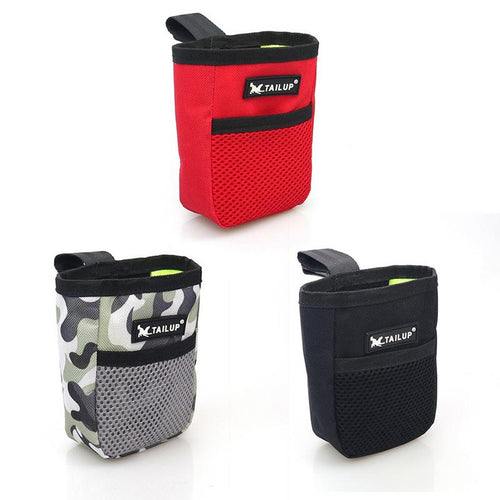 Adjustable Large Capacity Dog Treat Pouch Puppy Snack Waist Bag Durable Puppy Products Waist Bag Pets Cute Food Storage Bags