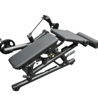 Pro Strength Leg Extension / Prone Leg Curl Combo - Muscle D Fitness - Plate Loaded Quad & Hamstring Machine