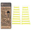 Black Stretchy Tieless Silicone Elastic Shoelaces | 20 Straps The Original Stretchlace