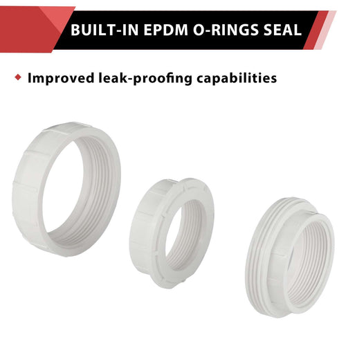 30 Pcs 3/4" PVC FIP Union