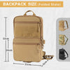 Votagoo D3 Flat Pack 2.0 Tactical Expandable Backpack Multi-purposed MOLLE Pack Camo