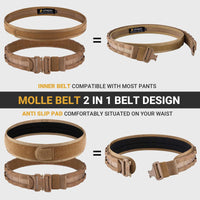 MOLLE Battle Belt with Quick Release Buckle