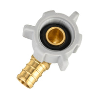 30 Pcs PEX-B Crimp 1/2" PEX X 1/2" Female NPT Swivel Elbow (Lead Free)