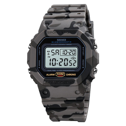 Luxury Modern Sports Watch With Led Digital Display Waterproof 50M Military Famous Unisex Watch For Man and Woman