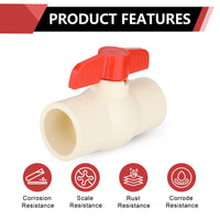 2" CPVC Ball Valve (Solvent)