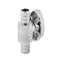 1/2" PEX Crimp x 1/2" PEX Crimp Straight Stop Valve, 1/4 Turn (Lead Free) Plumbingsell