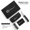 The Pathfinder Folding Pocket Knife Giftset for Men and Women (Black and Silver)