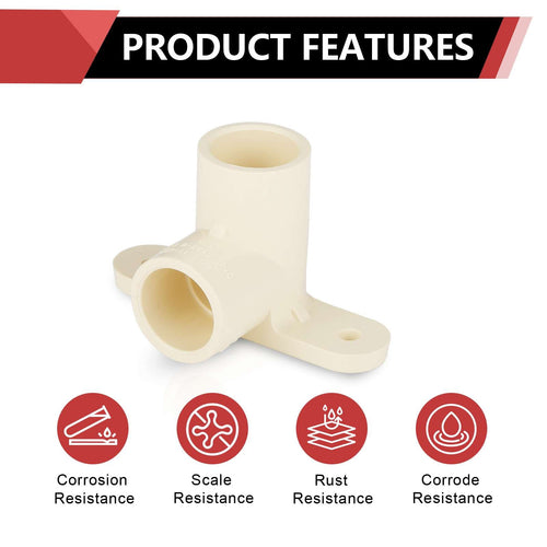 1/2" Socket x 1/2" Socket CPVC Drop Ear Elbow