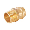 3/4" Press x 3/4" Male Brass Adapter (Lead Free) Plumbingsell