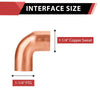 1-1/4" FTG x Copper 90° Street Elbow Plumbingsell