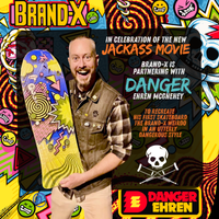 "DANGER WEIRDO" Ehren McGhehey Limited Edition HAND-PAINTED Deck (PRE-ORDER, MAY 2027)