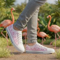 Pink Flamingo Low Top Shoes