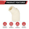 3/4" CPVC CTS 45° Street Elbow (Spigot x Socket)