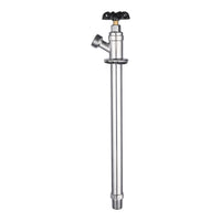 1/2" MIP x 3/4" Hose Bibb, 8" Frost Free Sillcock