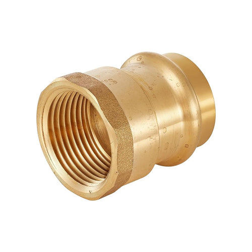 30 Pcs 3/4" Press x 3/4" Female Brass Adapter (Lead Free)