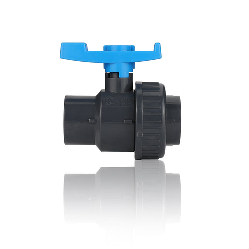 3" PVC Single Union Ball Valve SCH 40/80, Threaded