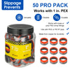 PEX Copper Rings 1" , w/End Stop, 50 Pro Pack Plumbingsell