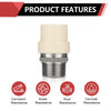3/4" CPVC x Male Stainless Steel Adapter (Lead Free)