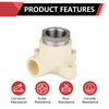 1/2" CPVC x Female NPT (Stainless Steel) Drop-Ear Elbow