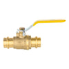 1" Press Ball Valve with EPDM O Ring, Yellow (Lead Free)