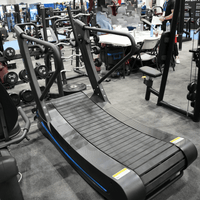 Commercial Self Powered Curve Treadmill - Muscle D Fitness - Standalone
