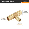 PEX A Expansion 1" x 1" x 3/4" PEX Expansion Reducing Tee (Lead Free)