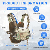 Votagoo Tactical Lightweight Running Hydration Vest with 2L Water Bladder Bag