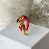 Statement Flamingo Rings