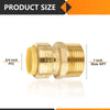 3/4" x 1" M Push Fit Male Adapter