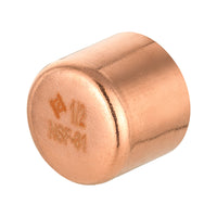 Pro 50 Pack 1/2" Solder Copper Pipe End Cap (Plug)