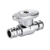 1/2" x 1/2" PEX Expansion Straight Stop Valve, 1/4 Turn (Lead Free) Plumbingsell