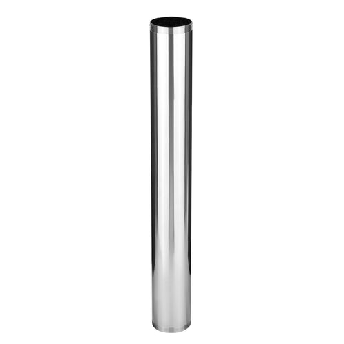 1-1/2" x 12" Double End Threaded Extension Tailpiece, 20GA, Chrome Plated Brass