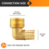 PEX-B Crimp 3/4" PEX x 1/2" Male Threaded Elbow (Lead Free) Plumbingsell