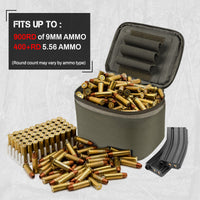 Tactical Ammo Bag, Ammos Transportation Bag for Pistol Rifle and Shotgun Range